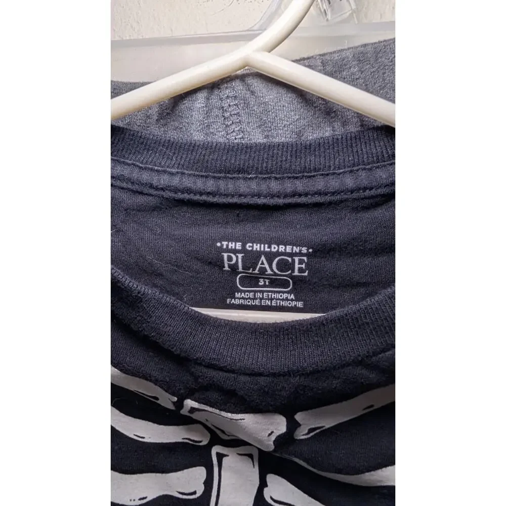 Boys Size 3T Children's Place Halloween T-shirt + Garanimals Gray Sweatpants - Picture 3 of 8